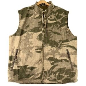 Cabelas Outfitters Wooltimate Vest Mens XL 4Most Windshear Camo Hunting Vest